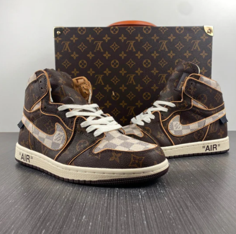 Air Jordan 1 LV shoes OFF-W Monogram