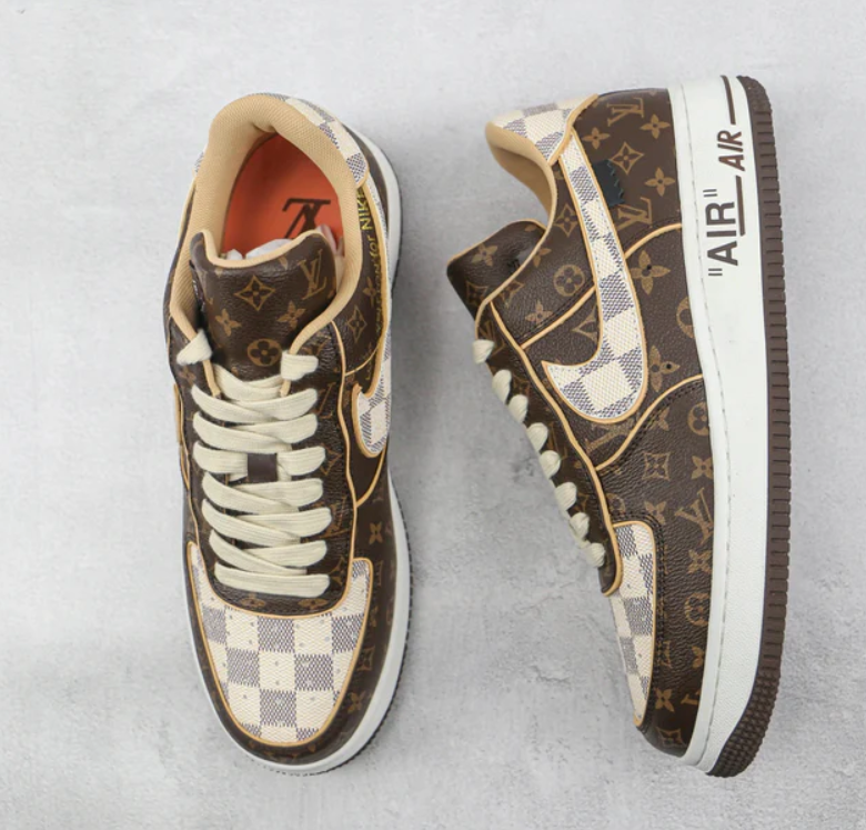 Custom LV shoes NK Air Force 1