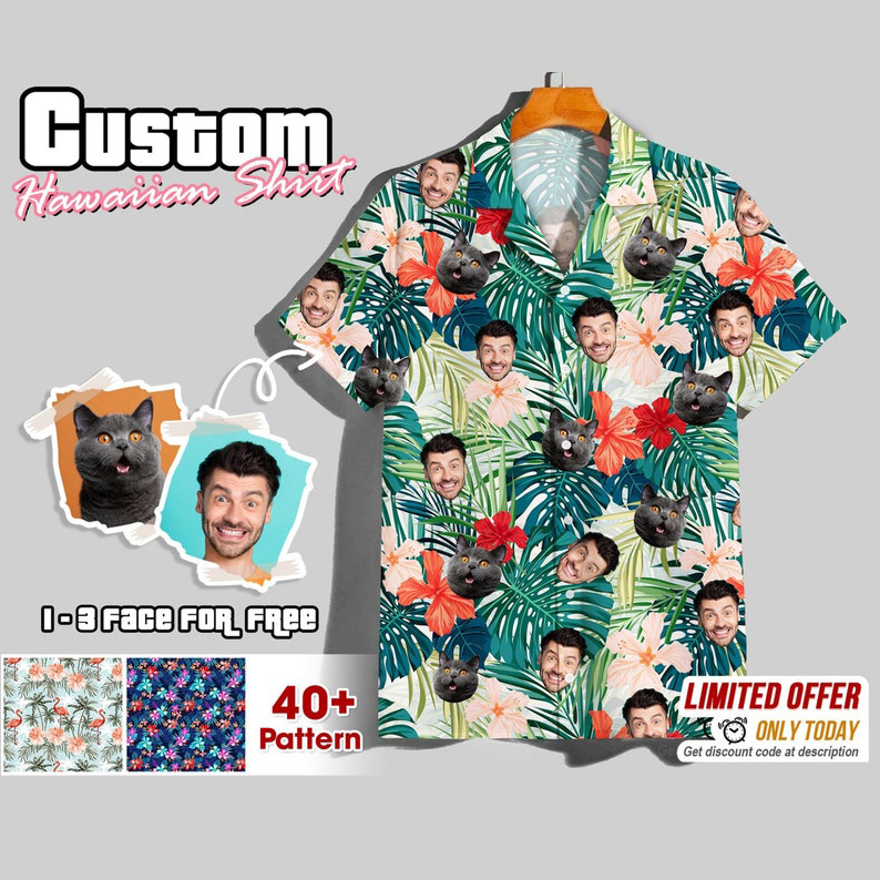 Personalized Hawaiian Shirt with Face