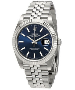 Rolex Datejust Blue Dial Automatic Men's Jubilee Watch 41mm