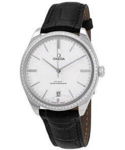 Omega De Ville Tresor Diamond Silver Dial Men's Watch 40mm