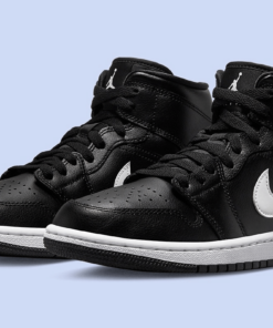 Air Jordan 1 Mid - Black White