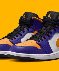 Air Jordan 1 Mid - Lakers