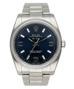 Rolex Air-King Automatic Chronometer Blue Dial Men's Watch 34mm