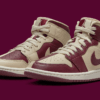 Air Jordan 1 Mid - Beach Cherrywood Red