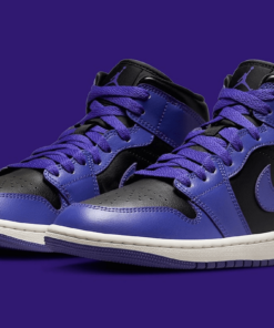 Air Jordan 1 Mid - Black Dark Concord