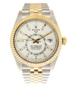 Rolex Oyster Perpetual Sky-Dweller Automatic Chronometer White Dial Men's Watch 42mm