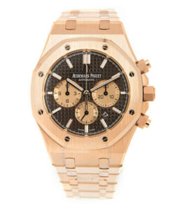 Audemars Piguet Royal Oak Chronograph Chocolate Grande Tapisserie Dial Men's Watch 41mm