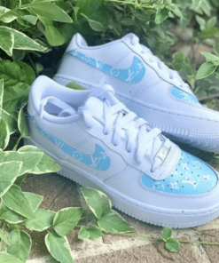 Air Force 1 Personalizado Baby Blue Louis