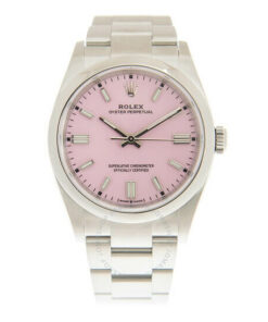 Rolex Oyster Perpetual 36 Automatic Chronometer Candy Pink Dial Watch 36mm