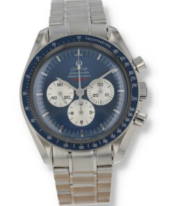 Omega Speedmaster Professional Moonwatch Gemini IV 40th Anniversary Chronograph Hand Wind Blue Dial Men's Watch 42mm