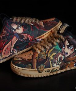 Attack on Titan - Levi x Eren Air Force 1 Custom