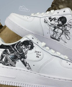 Attack on Titan - Levi x Mikasa Air Force 1 Custom