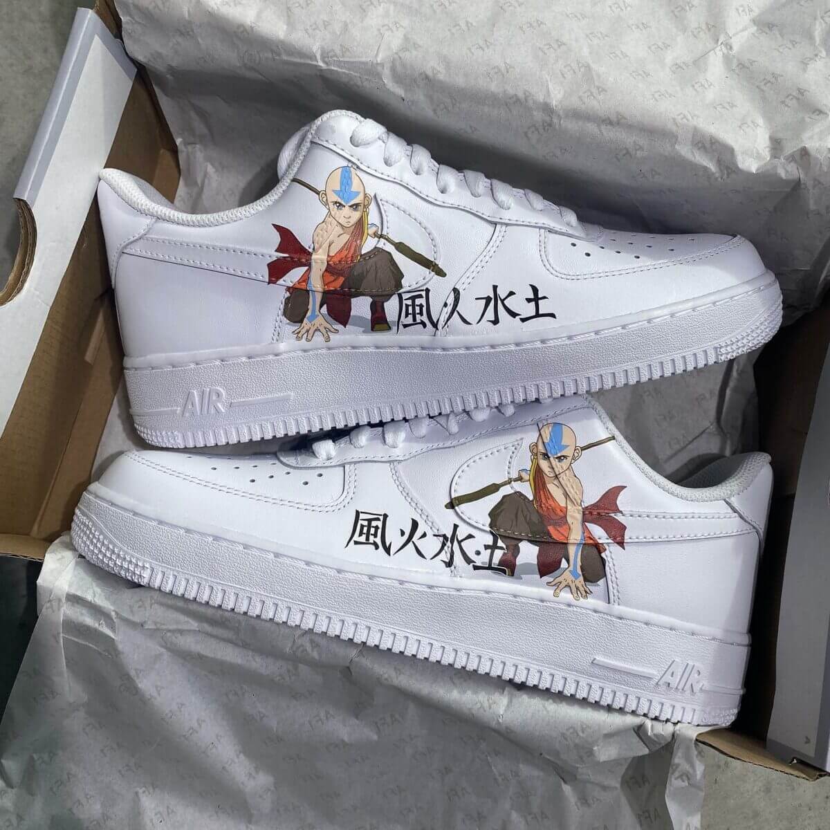 Avatar the Last Airbender Air Force 1 Custom