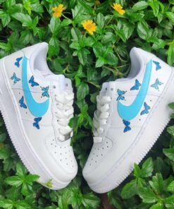 Blue Butterflies Air Force 1 Custom