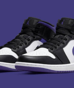 Air Jordan 1 Mid - Court Purple