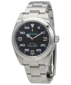 Rolex Air King Black Dial Stainless Steel Men's Watch 40mm