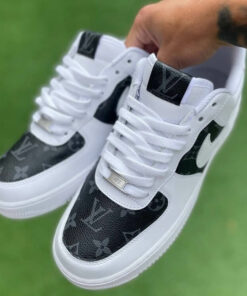 LV Fabric Inspired Air Force 1 Custom