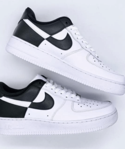 Air Force 1 Personalizado En Blanco Y Negro