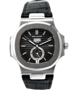 Patek Philippe Nautilus Black Dial Men's Watch 40 Mm