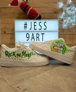 Rick and Morty Air Force 1 Custom