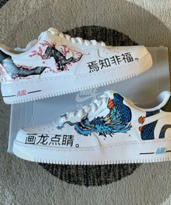 Sakura x Dragon Air Force 1 Custom, Air Force 1,Shoes