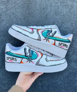 San Antonio Spurs Air Force 1 Custom , Air Force 1,Shoes