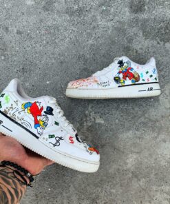 Scrooge McDuck Air Force 1 Custom, Nike Air Force 1, Custom Air Force 1, AF1 Shoes