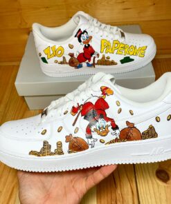 Scrooge McDuck Air Force 1 Custom , AF1 Custom,Shoes