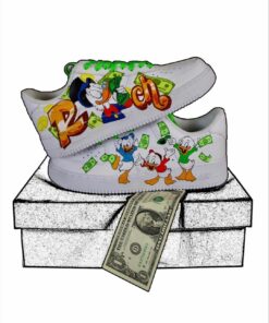 Scrooge McDuck Air Force 1 Custom, AF1 Custom,Shoes