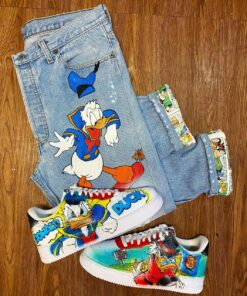 Scrooge McDuck x Donald Duck Air Force 1 Custom , AF1 Custom