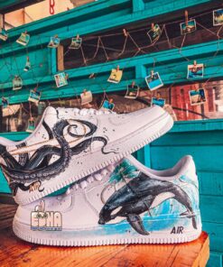 Sea Beast Air Force 1 Custom , AF1 Custom