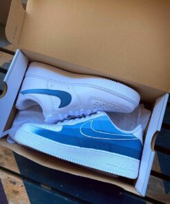 Shades of Blue Air Force 1 Custom , AF1 Custom