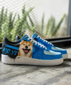 Shiba Inu Blue Air Force 1 Custom , AF1 Custom, Shose