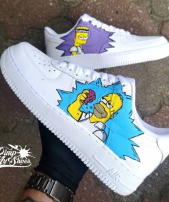 The Simpsons Air Force 1 Custom