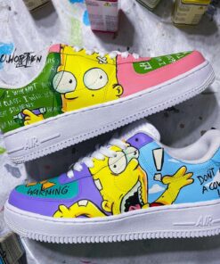 The Simpsons Air Force 1 Custom