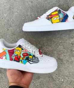 The Simpsons Air Force 1 Custom