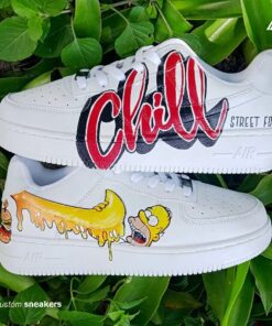 The Simpsons Air Force 1 Custom