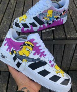 The Simpsons Air Force 1 Custom