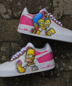 The Simpsons Air Force 1 Custom