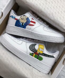 The Simpsons Air Force 1 Custom