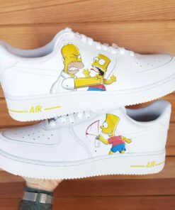 The Simpsons Air Force 1 Custom