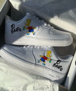 The Simpsons Air Force 1 Custom