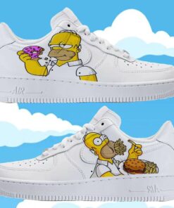 The Simpsons Air Force 1 Custom