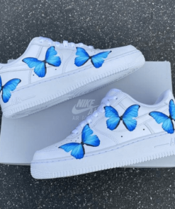 Air Force 1 Personalizado Mariposa Azul