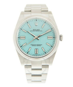 Rolex Oyster Perpetual 41 Automatic Turquoise Blue Dial Men's Watch 41mm