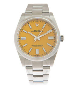 Rolex Oyster Perpetual 41 Automatic Yellow Dial Men's Watch 41mm