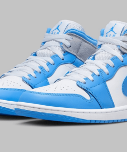 Air Jordan 1 Mid - University Blue Grey