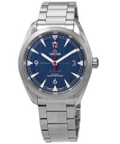 Omega Seamaster Railmaster Automatic Chronometer Blue Dial Men's Watch 40mm