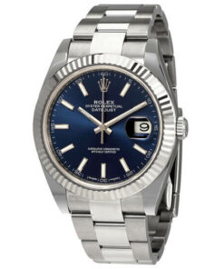 Rolex Oyster Perpetual Datejust 41 Blue Dial Automatic Men's Watch 41mm